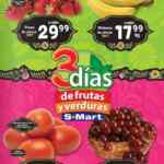 Ofertas S-Mart 3 días de frutas y verduras del 26 al 28 de agosto 2025