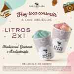 Promoción Santa Clara Día de los Abuelos: 2x1 en litros de helado este fin de semana