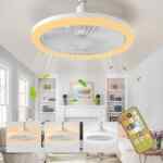 Ventilador de techo con luz LED y control remoto baja a un precio muy bueno