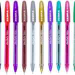 10 plumas de colores rollerball tinta de gel bajan de precio