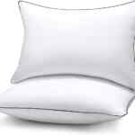 Juego de 2 almohadas rellenas de fibra de algodón bajan de precio
