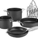 Batería de cocina Cuisinart Smartnest anodizada en su precio más bajo + 3 meses sin intereses