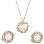 Conjunto de joyería con collar y aretes baja a un gran precio