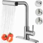 Grifo de cocina para fregadero con ducha de lluvia baja a su menor precio