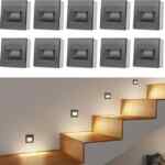 Juego de 10 luces LED para escalera o pasillo bajan de precio