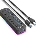 Hub USB de 7 puertos baja a un gran precio