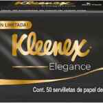 Servilletas Kleenex Elegance con 50 piezas a un precio muy bueno