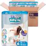 Pañales autoajustables para bebés bbtips Baby-Up Etapa 6 Extra Grande con 96 piezas bajan a un excelente precio