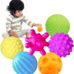 Juego de 6 pelotas sensoriales para bebés bajan de precio