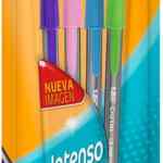 4 pack plumas bolígrafos Bic Cristal Intenso Fashion colores surtidos baja de precio