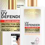 Protector solar UV Defender Fluido Invisible color Claro de nuevo baja de precio
