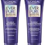 Kit de shampoo + acondicionador morados Loréal Paris Ever Pure en su precio más económico