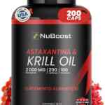 Suplemento alimenticio Astanxantina y Omega 3 aceite de Krill con 200 cápsulas de 2000 mg a un gran precio
