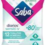 Toallitas húmedas Saba Diarios Sensiti-V para piel sensible con 12 piezas a un precio bajísimo