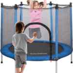 Trampolín brincolín para niños con red de seguridad baja de precio