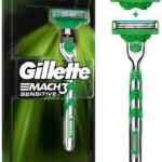 Rastrillo para rasurar Gillette Mach 3 Sensitive con 1 cartucho de repuesto a un precio muy bueno