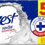 5 pack jabones Zest Neutro Antibacterial a un precio buenísimo