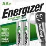 Pilas AA recargables Energizer Recharge Power Plus con 2 piezas a un precio buenísimo