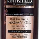 Shampoo brillo y protector de calor Anne Rothshield Macadamia y aceite de argán 700 ml en oferta