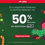 En Akky Dominios mx a mitad de precio durante septiembre