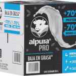 Leche Alpura Pro Baja en Grasa caja con 12 botes de 1 litro con Planea y Ahorra