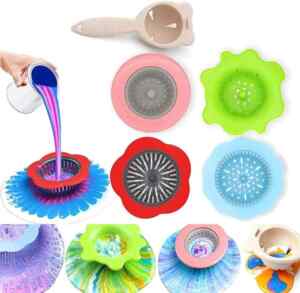 Juego de 5 coladores de plástico para pintar bajan a un gran precio Imagen de la promo