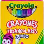 Juego de 12 crayones triangulares Jumbo Crayola bajan de precio