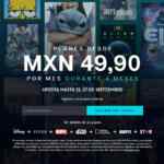Suscripción a Disney Plus desde $49.90 al mes por tus primeros 4 meses