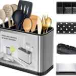Oferta flash: Estante escurridor de cubiertos de acero inoxidable baja a un tremendo precio