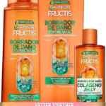 Kit Garnier Fructis Borrador de Daño Control Grasa Colágeno Jelly con shampoo + acondicionador + crema para peinar a un precio buenísimo