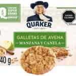 Galletas de avena Quaker sabor Manzana Canela caja de 240 g a un tremendo precio