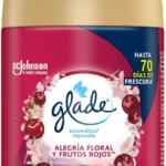 Glade repuesto aromatizante automático 270 ml Alegría Floral y Frutos Rojos baja a un super precio + 10% adicional con Planea y Ahorra Glade repuesto aromatizante automático 270 ml Alegría Floral y Frutos Rojos baja a un super precio + 10% adicional con Planea y Ahorra