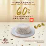 Promoción de Aniversario El Globo: 60% de descuento en garibaldis al pedir por Rappi