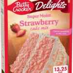 Harina para pastel de fresa Betty Crocker Delights en su precio más económico