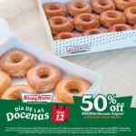 Día de las Docenas Krispy Kreme 12 de septiembre: 50% de descuento en donas glaseadas hoy