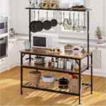 Mueble auxiliar de cocina de madera y metal baja a su menor precio