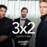 Venta Tradicional Robert's 2025: 3x2 en trajes y camisas
