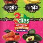 Ofertas S-Mart 3 días de frutas y verduras del 2 al 4 de septiembre 2025