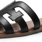 Sandalias de cuero de punta abierta Hadyn bajan de precio