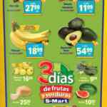 Ofertas S-Mart 3 días de frutas y verduras del 30 de septiembre al 2 de octubre 2025