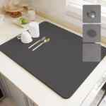 Oferta flash: en Alfombrilla de silicona super absorbente para secado de trastes baja a su menor precio