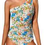 Traje de baño estampado para mujer de una sola pieza baja a un precio increíble