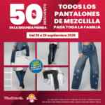 En Del Sol y Woolworth segundo a mitad de precio en pantalones de mezclilla hasta hoy En Del Sol y Woolworth segundo a mitad de precio en pantalones de mezclilla hasta hoy