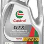 Aceite de motor sintético Castrol GTX 5W-30 bote de 5 cuartos de galón en su precio más económico