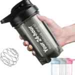 Botella shaker para proteína con tapa deportiva baja de precio
