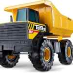 Camión de volteo de juguete de metal Tonka Steel Classics Mighty Dump Truck baja a un gran precio