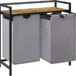 Mueble de lavandería para ropa sucia con estructura de metal baja a un gran precio