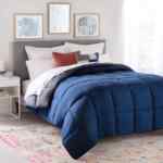 Edredón reversible para cama king baja a su menor precio
