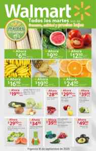 Martes de Frescura Walmart 16 de septiembre: precios de frutas y verduras Imagen de la promo