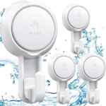 Juego de 4 ganchos atoadhesivos reutilizables para baño o cocina bajan de precio + 3 meses sin intereses